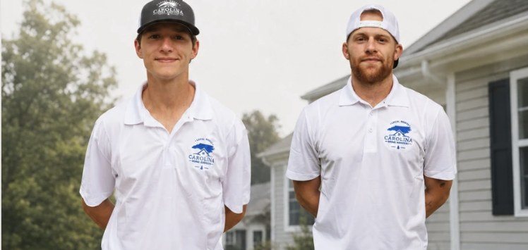 Adam Conrad and Lucas Autrey, co-owners of Carolina Home Services